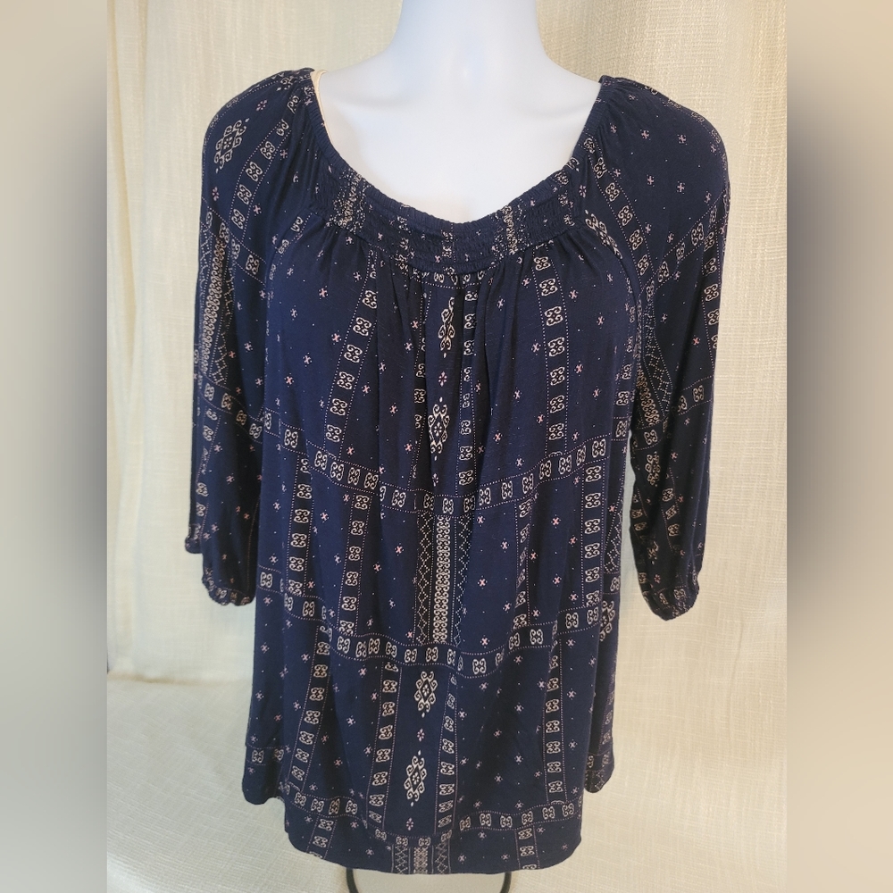 Maurices plus size cotton blend blouse